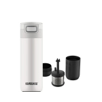 Kubek z zaparzaczem mleczna biel - Etna 500 ml Zestaw Kambukka Chamomile