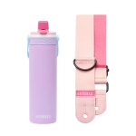 Zestaw Periwinkle Strap - Butelka termiczna Dupla Insulated 600ml + Pasek