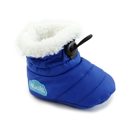 Nuvola baby Blue moon L (12 cm) fabric sole