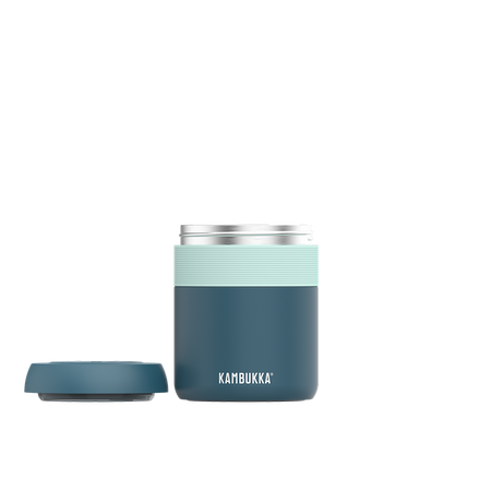 Kambukka Bora 600ml Deep Teal + pojemnik + opakowanie