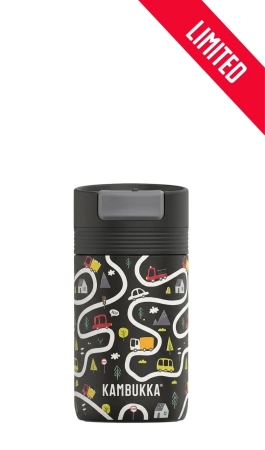 Zestaw termiczny do szkoły Kambukka Playway Roads – kubek 300 ml, termos obiadowy 600 ml i pojemnik