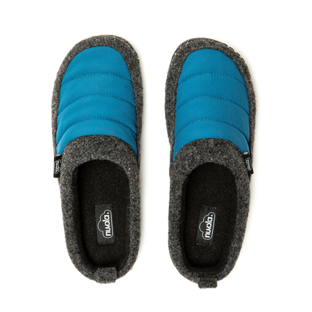 Nuvola Zueco New Wool Petrol Blue