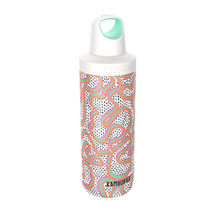 Zestaw Kambukka: kubek termiczny Etna 300ml - Baby Pink + butelka termiczna Reno Insulated 500ml - Crazy For Dots