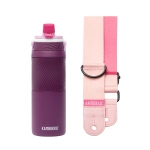 Zestaw Peony Strap - Butelka termiczna Dupla Insulated 750ml + Pasek