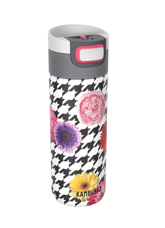 Kambukka kubek z zaparzaczem i sitkiem - Zestaw Floral Sips 500ml
