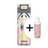 Zestaw Kambukka: kubek termiczny Etna 500ml - Tribal Shibori + butelka termiczna Reno Insulated 500ml - Crazy For Dots