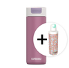 Zestaw Kambukka: kubek termiczny Olympus 500ml - Aurora Pink + butelka Reno Insulated 500ml - Crazy For Dots