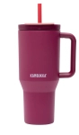 Kambukka Rio Kubek termiczny ze słomką 950ml - Burgundy Bloom