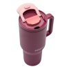 Kambukka Rio Kubek termiczny ze słomką 950ml - Burgundy Bloom