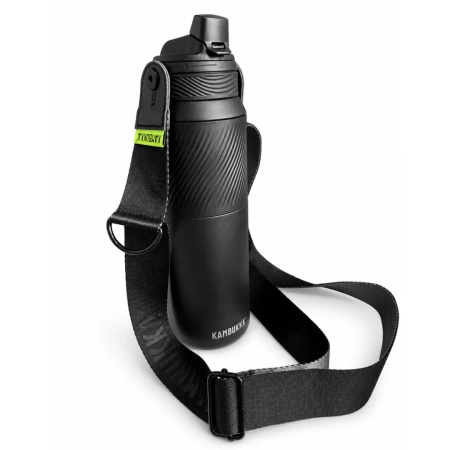 Zestaw Charcoal Strap - Butelka termiczna Dupla Insulated 1000ml + Pasek