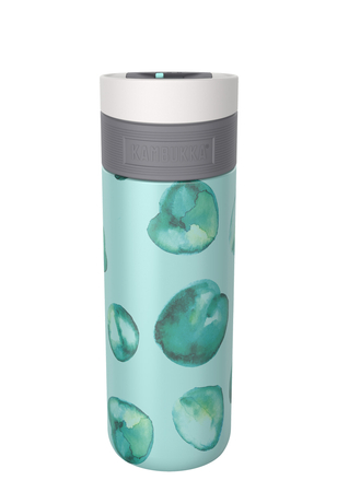 Zestaw Kambukka: kubek termiczny Etna 500ml - Eucalyptus Leaves + butelka termiczna Reno Insulated 500ml - Crazy For Dots