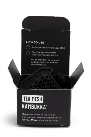 Kambukka kubek termiczny Cabo 500ml - Black + sitko do herbaty+ opakowanie