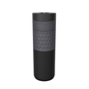 Zestaw Kambukka: kubek termiczny Etna Grip 500ml - Black Steel + butelka termiczna Reno Insulated 500ml - Crazy For Dots