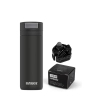 Kambukka kubek termiczny Cabo 500ml - Black + sitko do herbaty+ opakowanie