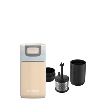 Kambukka kubek z zaparzaczem i sitkiem - Zestaw Spill The Tea 300ml