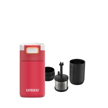 Kambukka kubek z zaparzaczem i sitkiem - Zestaw Caution: Hot 300ml